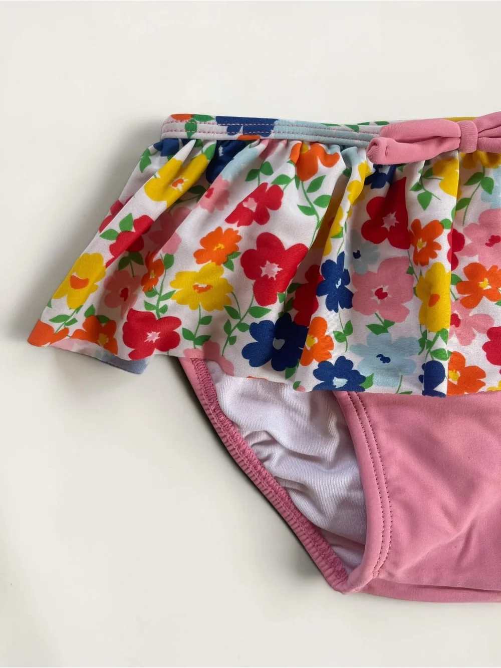 HANNA ANDERSSON VGUC Colorful Floral Ruffle 2PC Swimsuit